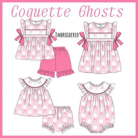 Coquette Ghosts embroidered Collection - ETA September