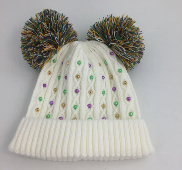 RTS MG double Pom beanie kid size