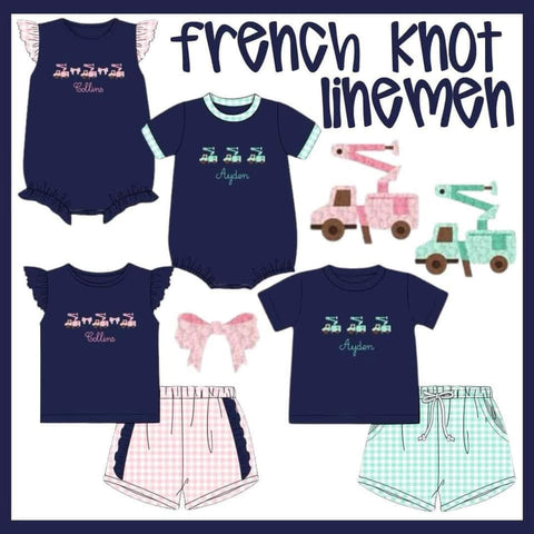 FRENCH KNOT LINEMAN - ETA JUNE