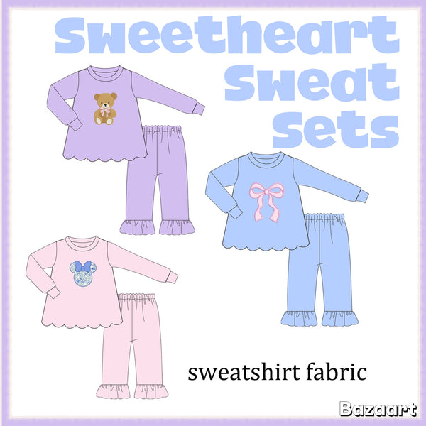 Sweetheart sweat sets  - ETA January