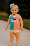 Rts embroidered snacks bloomer set