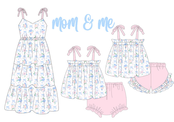 Ribbons Trellis Mom & Me Collection - eta May