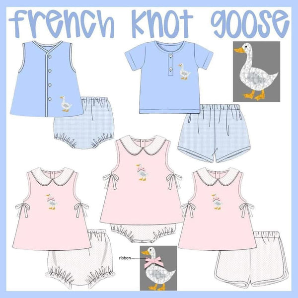 FRENCH KNOT GOOSE  - ETA JUNE