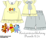 Preorder 147 eta January - Pooh girls set EXTRAS