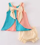 Rts embroidered snacks bloomer set