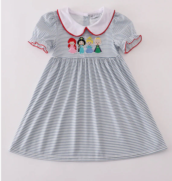 rts princess embroidered dress