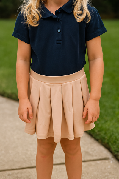 Rts khaki school skort