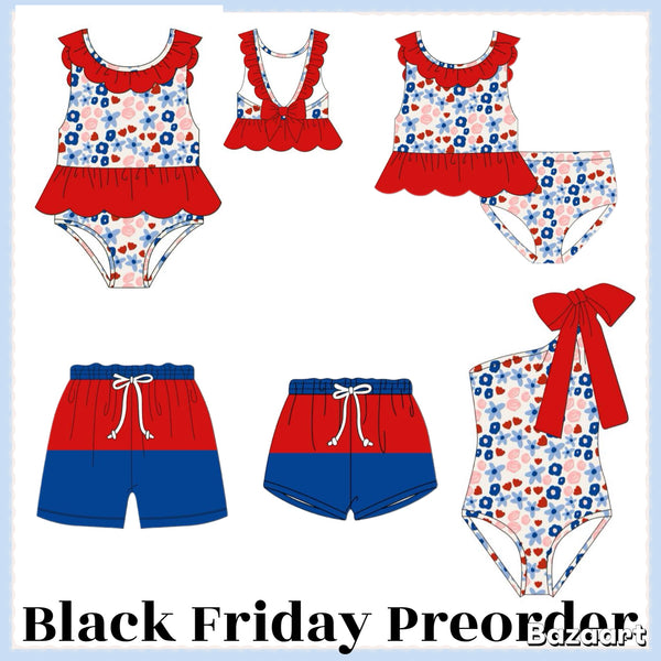 Black Friday Preorder - ETA May All-American Blooms Swim Collection