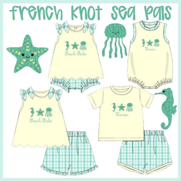 FRENCH KNOT SEA PALS - ETA JUNE