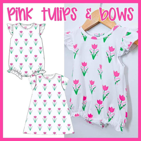 PINK TULIPS AND BOWS - ETA JUNE