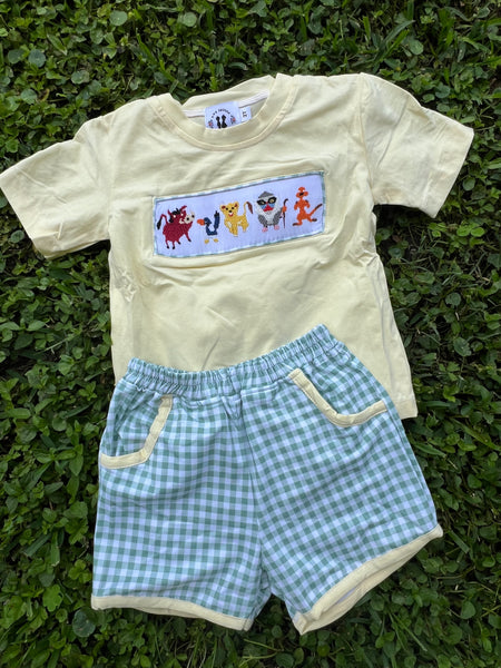 Rts smocked lion king boys set