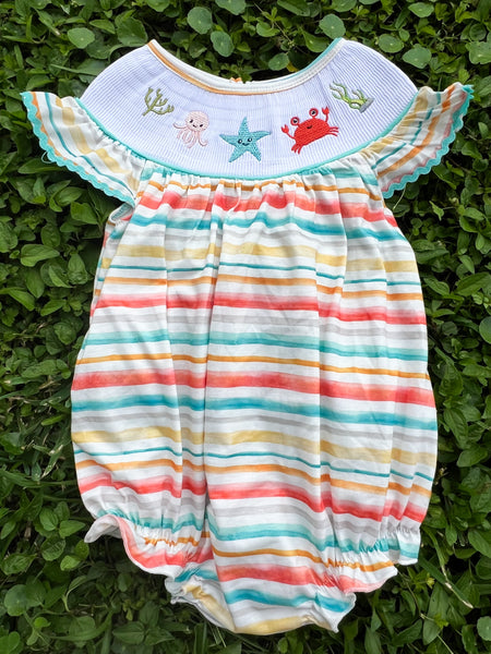 rts machine smocked sea animals bubble