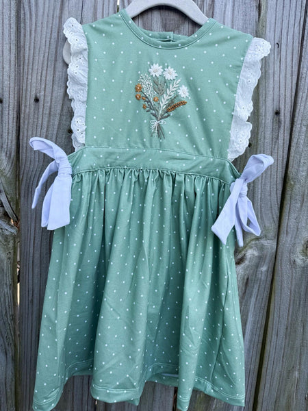 Rts fall embroidered dress
