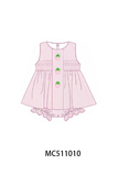 PO73 Pink strawberry embroidery smocked collection eta April