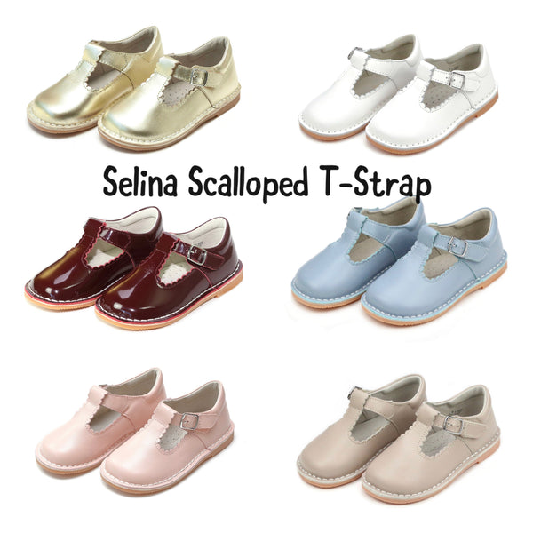 Selina Scallop T Strap